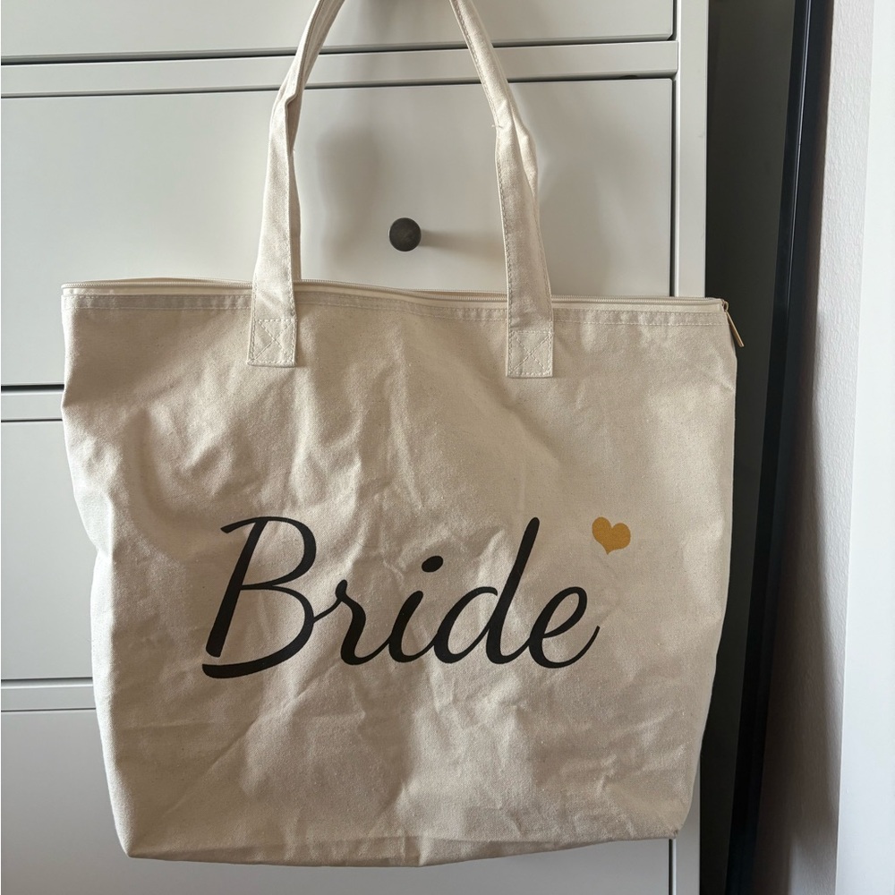 Bride Canvas tote